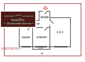 1 chambre Tsentar, Sofia