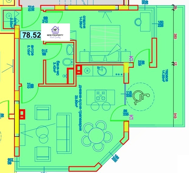 Продава 2-СТАЕН, гр. Бургас, област Бургас, снимка 6 - Апартаменти - 53715838