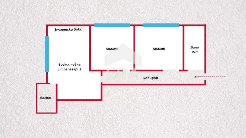 Продава 3-СТАЕН, гр. Търговище, Боровец, снимка 11 - Апартаменти - 54461990