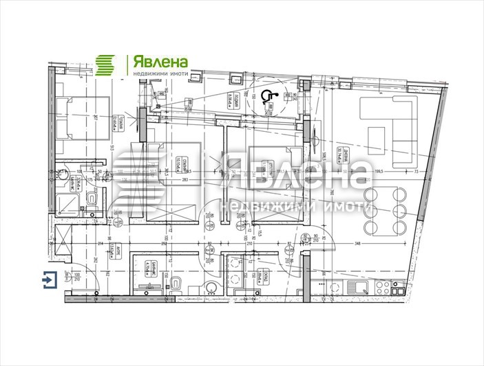 Продава МНОГОСТАЕН, гр. София, Кръстова вада, снимка 3 - Aпартаменти - 47780627