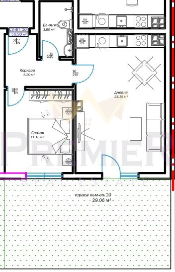 À venda  1 quarto Varna , m-t Ptchelina , 78 m² | 56368360 - imagem [2]