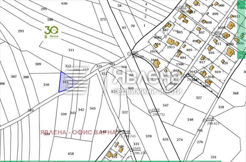 Продава ПАРЦЕЛ, гр. Варна, Виница, снимка 1 - Парцели - 47298561