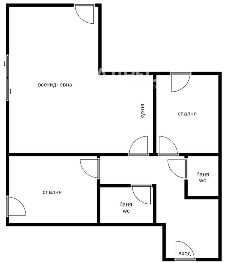 Продава 3-СТАЕН, гр. София, Бояна, снимка 3 - Aпартаменти - 46606194