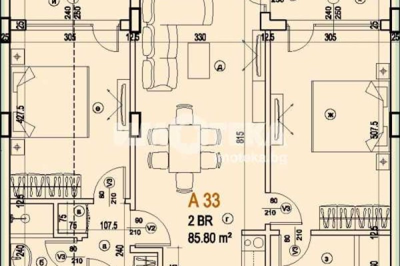 Продава 3-СТАЕН, гр. София, Манастирски ливади, снимка 1 - Aпартаменти - 49542859