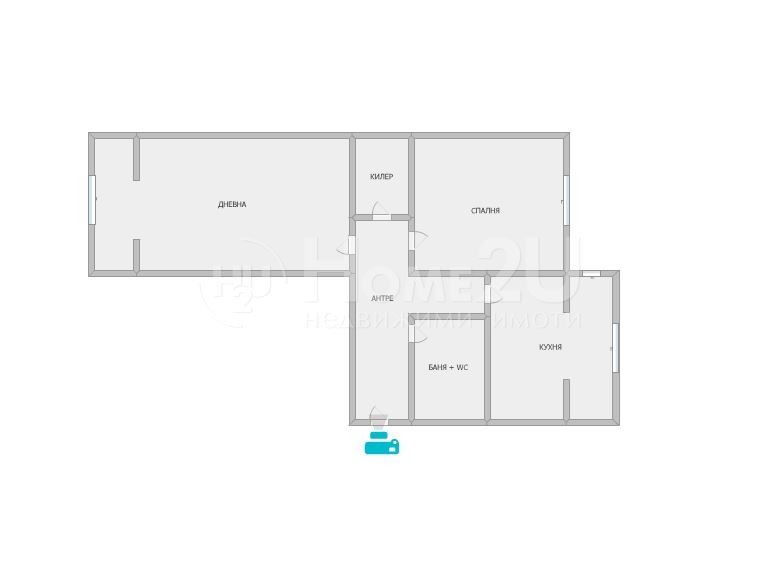 In vendita  2 camere da letto Varna , Troshevo , 59 mq | 73486694 - Immagine [5]