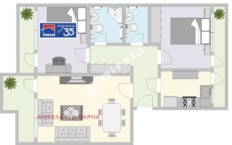 Продава 4-СТАЕН, гр. Варна, Чайка