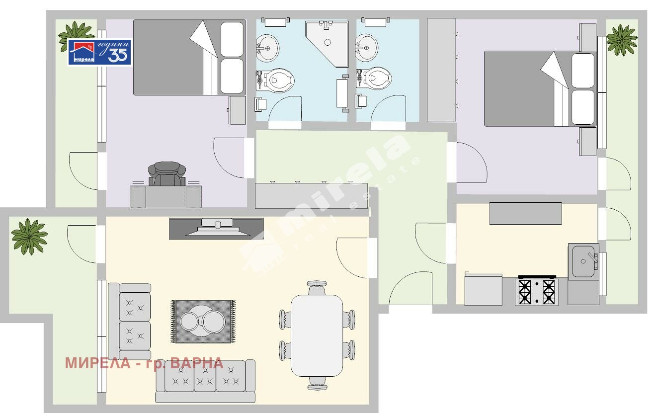 Продава 4-СТАЕН, гр. Варна, Чайка