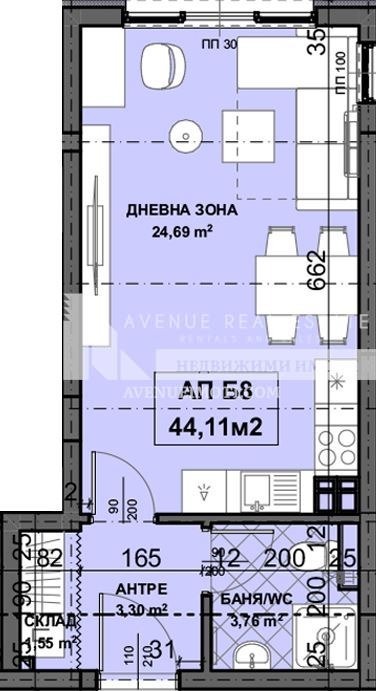 For Sale  Studio Plovdiv , Ostromila , 44 sq.m | 43971848 - image [2]