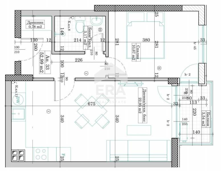 Na prodej  1 ložnice Varna , Levski 1 , 61 m2 | 94913637 - obraz [6]