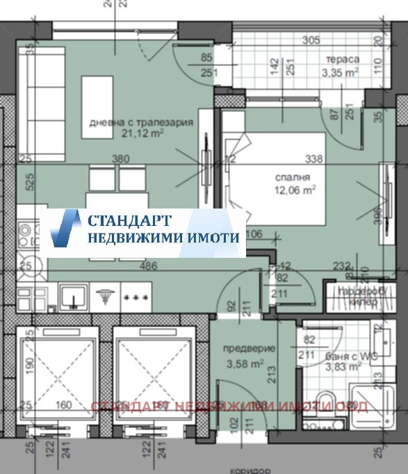 Na sprzedaż  1 sypialnia Plowdiw , Trakija , 60 mkw | 97692346 - obraz [2]