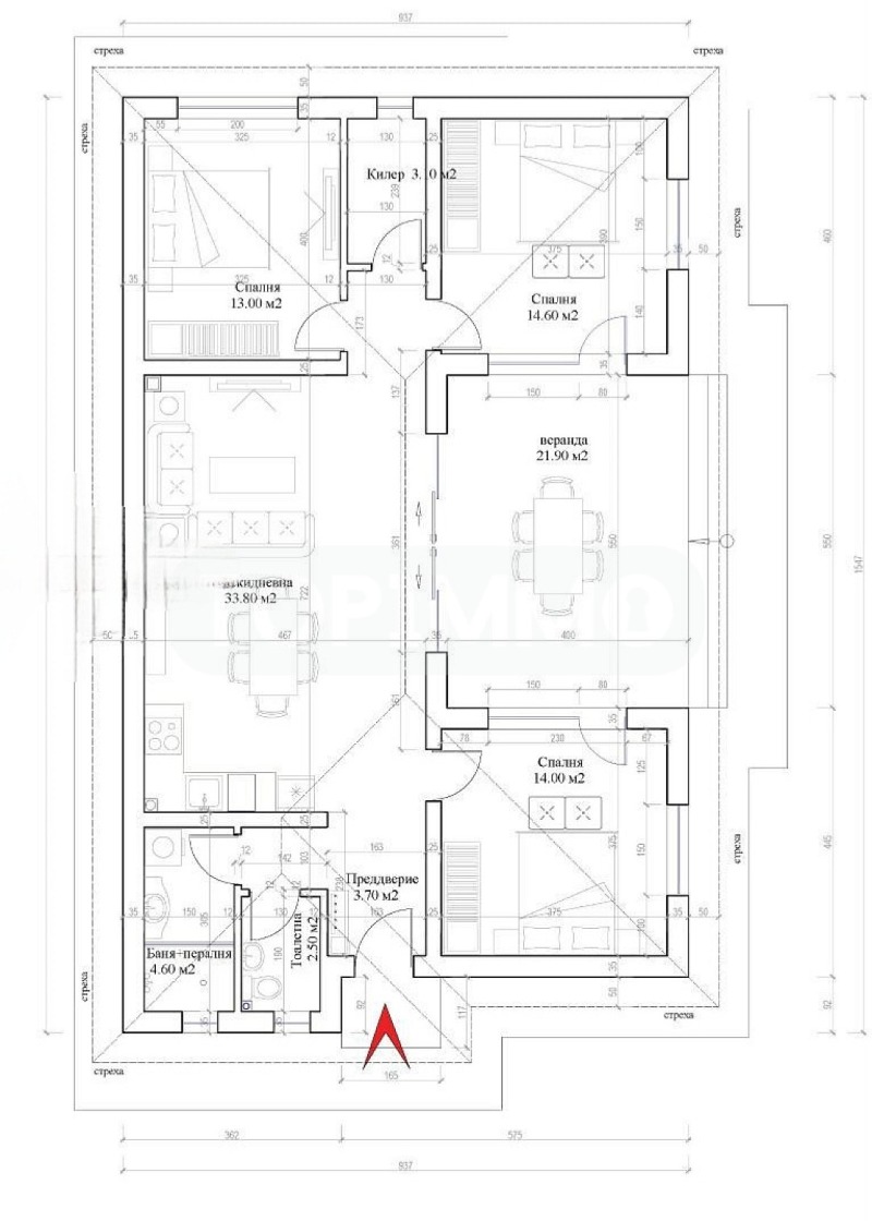 Продава КЪЩА, с. Изгрев, област Варна, снимка 3 - Къщи - 52522704