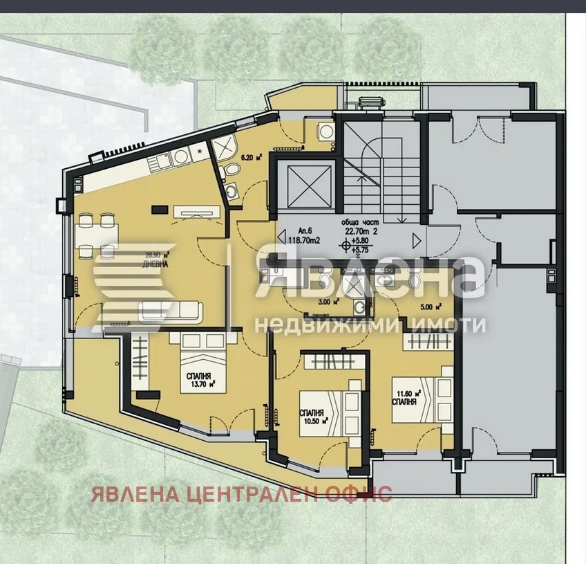 Продава 4-СТАЕН, гр. София, Бояна, снимка 3 - Апартаменти - 53814520