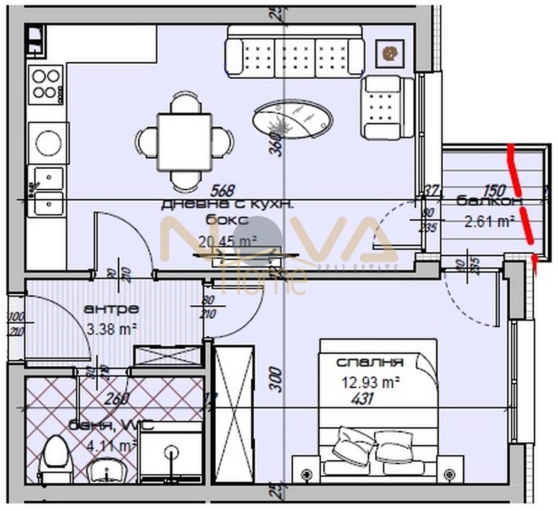Продава 2-СТАЕН, гр. Варна, Изгрев, снимка 2 - Апартаменти - 54077569