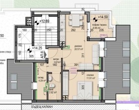 1 dormitorio Nadezhda 3, Sofia 2