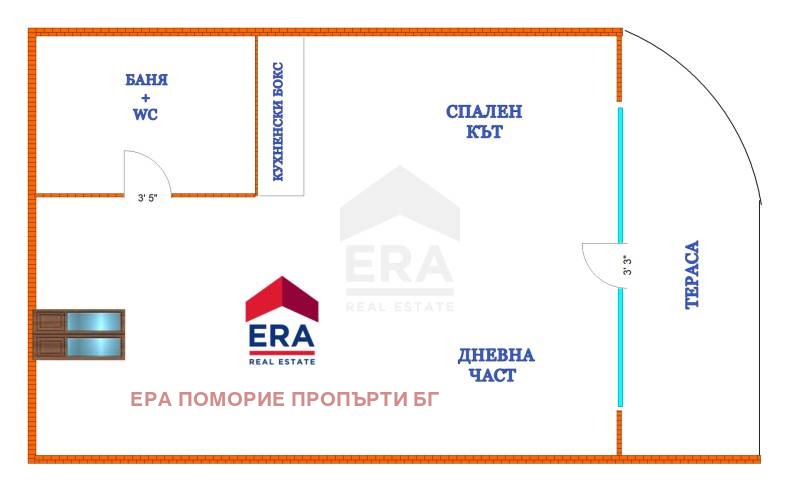 На продаж  Студія область Бургас , к.к. Слънчев бряг , 43 кв.м | 34742247 - зображення [8]