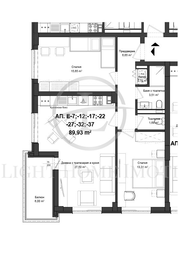 Продава 3-СТАЕН, гр. Пловдив, Гагарин, снимка 4 - Aпартаменти - 47685689