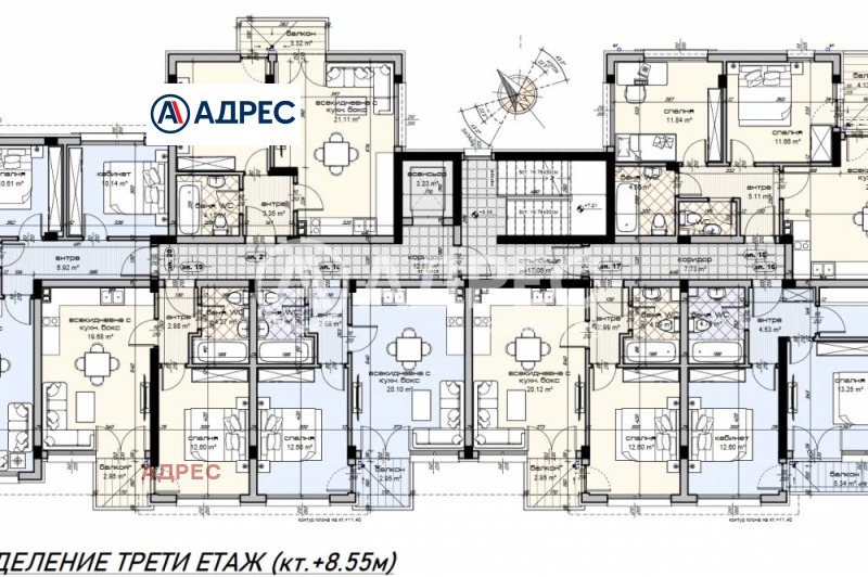 Продаја  2 спаваће собе Варна , Виница , 96 м2 | 90805583 - слика [6]