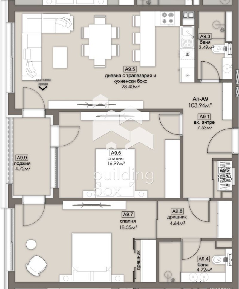 Продава 3-СТАЕН, гр. София, Люлин 5, снимка 2 - Апартаменти - 53371773
