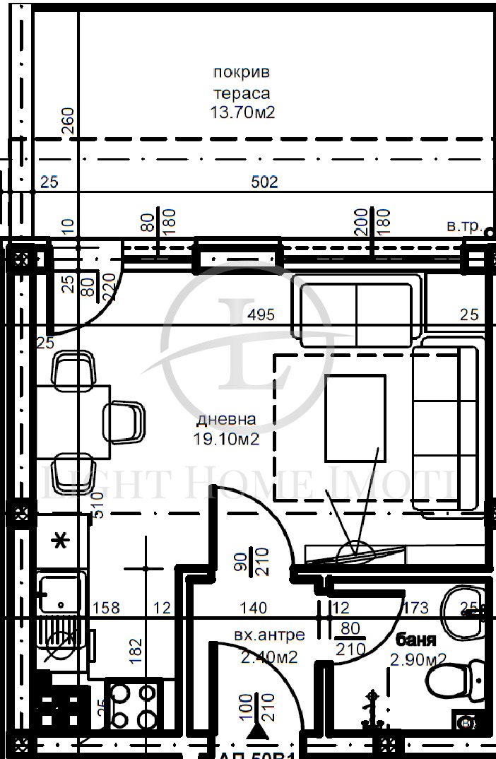 Продава 1-СТАЕН, гр. Пловдив, Остромила, снимка 3 - Апартаменти - 52205887