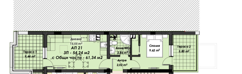 Продава  2-стаен град Пловдив , Младежки Хълм , 59 кв.м | 79109723