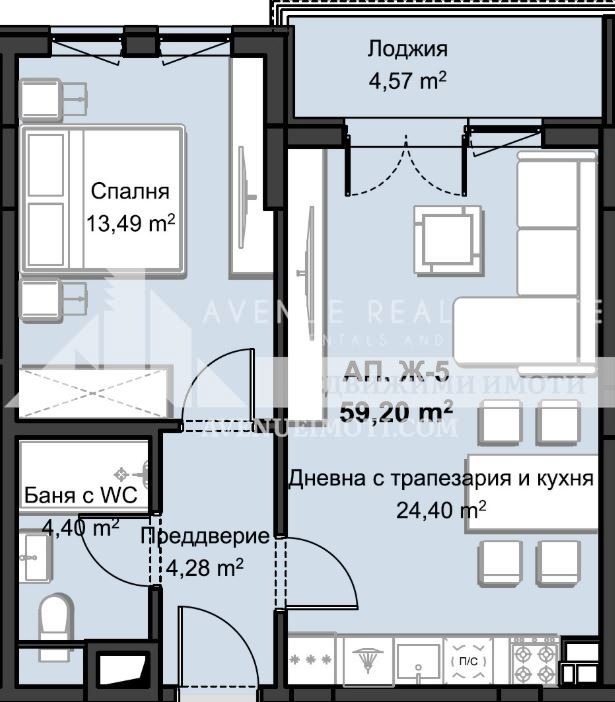 In vendita  1 camera da letto Plovdiv , Hristo Smirnenski , 76 mq | 86897523 - Immagine [2]
