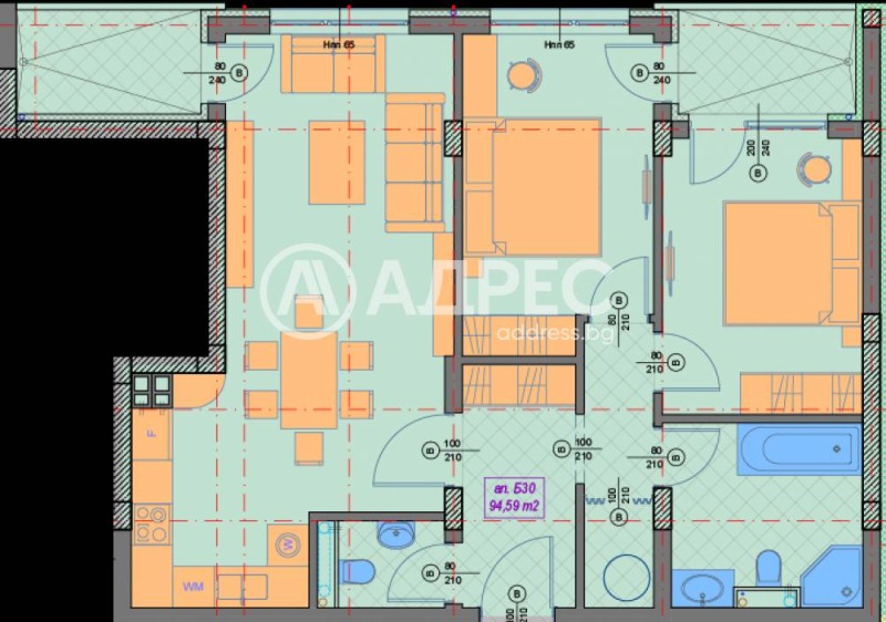 Продава 3-СТАЕН, гр. София, Манастирски ливади