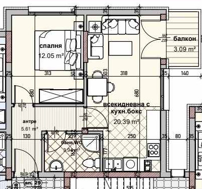 De vânzare  1 dormitor Varna , Vladislav Varnenciic 1 , 67 mp | 17118593 - imagine [2]