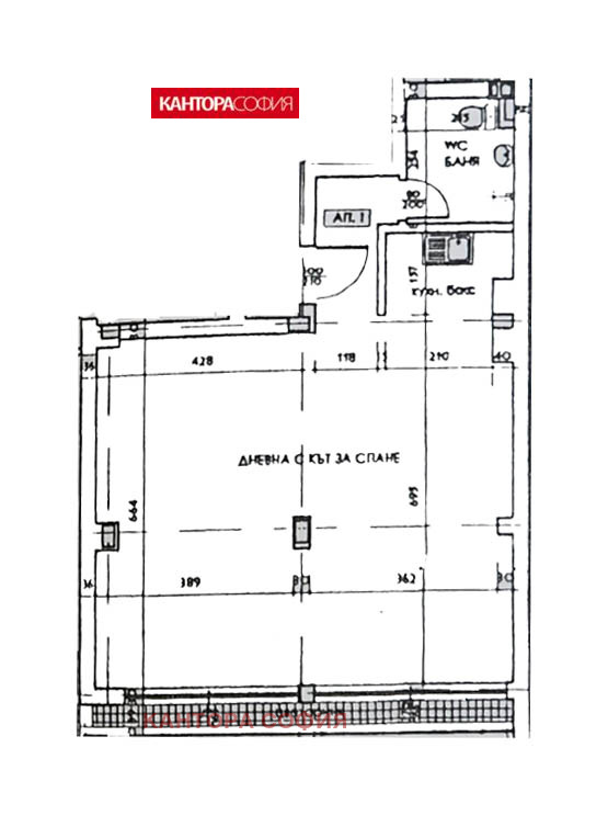 En venta  1 dormitorio Sofia , Tsentar , 93 metros cuadrados | 67296050 - imagen [4]