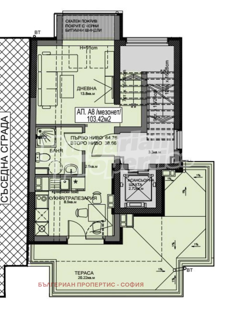 Na prodej  2 ložnice Sofia , Bakston , 90 m2 | 81530886 - obraz [8]