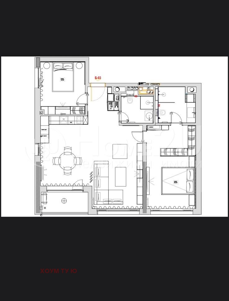 Продава 3-СТАЕН, гр. София, Кръстова вада, снимка 16 - Апартаменти - 54518178