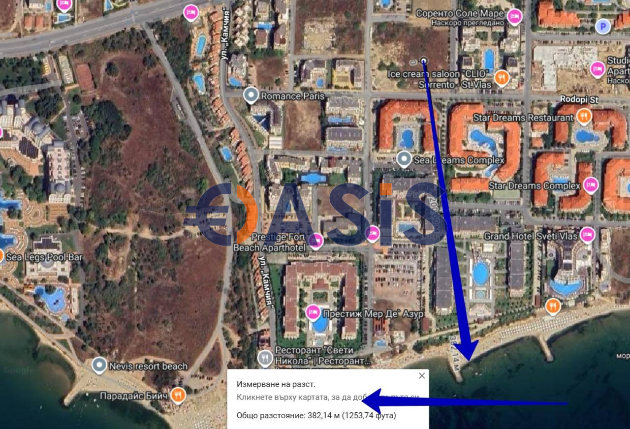 Продава 3-СТАЕН, гр. Свети Влас, област Бургас, снимка 13 - Апартаменти - 54232804