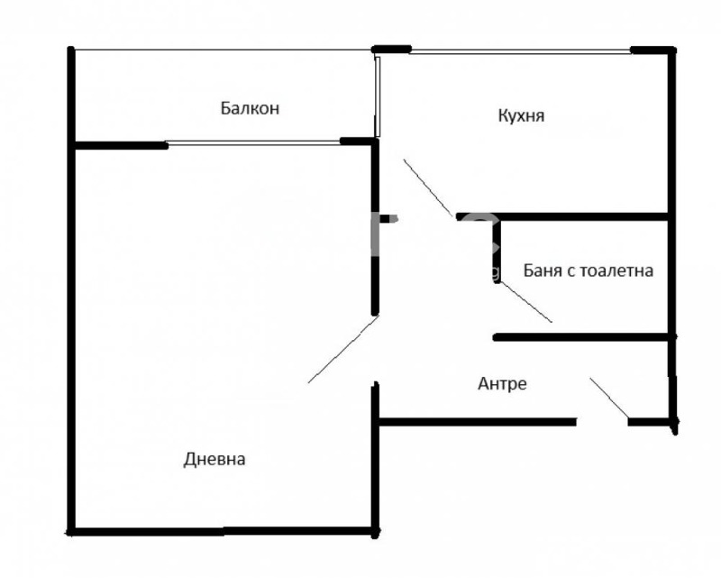 Продава 1-СТАЕН, гр. София, Хаджи Димитър, снимка 3 - Апартаменти - 53428842