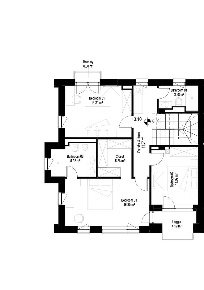 Продава КЪЩА, гр. София, с. Лозен, снимка 13 - Къщи - 52487169