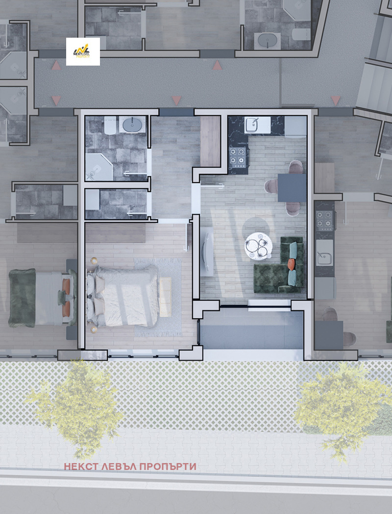 Продава  2-стаен, град София, Левски В • 99 470 EUR • ID 15462611 — holmes.bg - [1] 