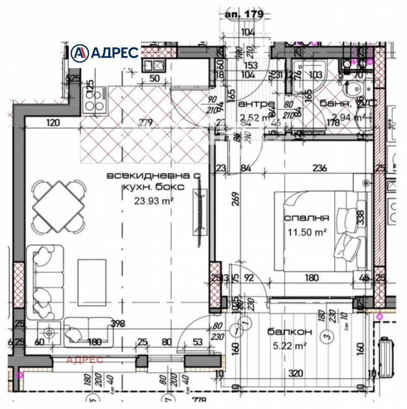 In vendita  1 camera da letto Varna , Mladost 1 , 71 mq | 92549130