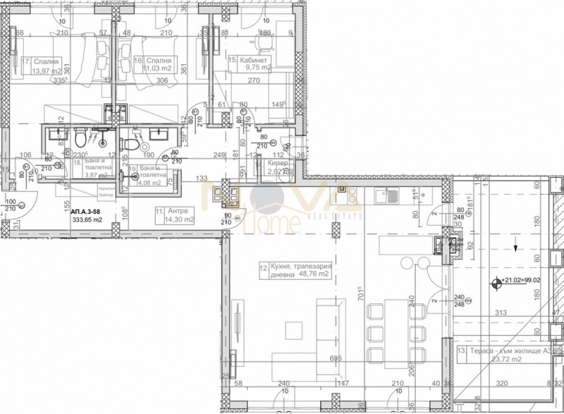 Продава 3-СТАЕН, гр. Варна, к.к. Слънчев ден, снимка 10 - Aпартаменти - 48919794