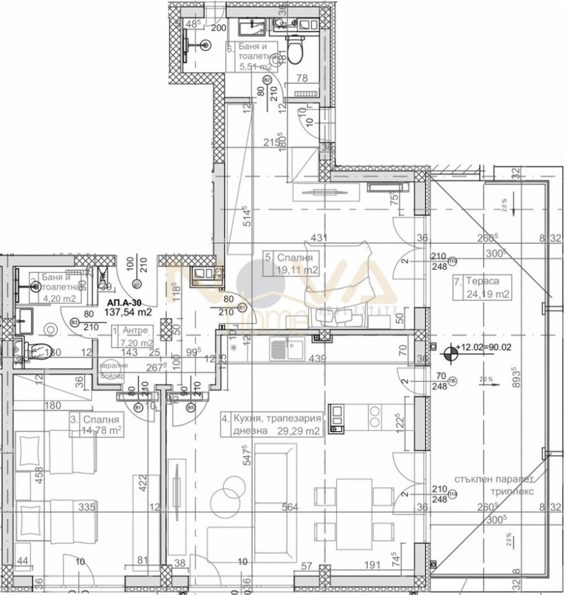 Продава 3-СТАЕН, гр. Варна, к.к. Слънчев ден, снимка 6 - Aпартаменти - 48919794