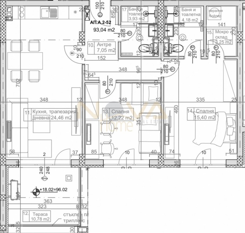 Продава 3-СТАЕН, гр. Варна, к.к. Слънчев ден, снимка 8 - Aпартаменти - 48919794