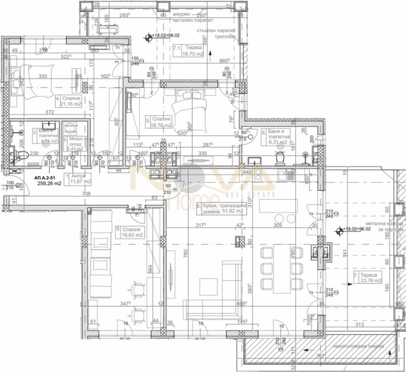 Продава 3-СТАЕН, гр. Варна, к.к. Слънчев ден, снимка 9 - Aпартаменти - 48919794