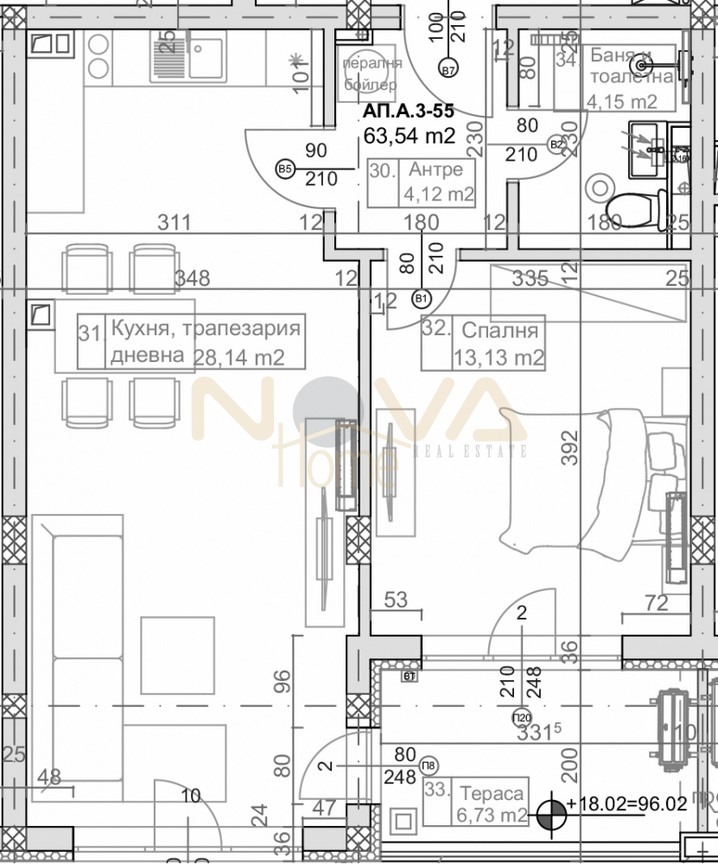 Продава 3-СТАЕН, гр. Варна, к.к. Слънчев ден, снимка 14 - Aпартаменти - 48919794