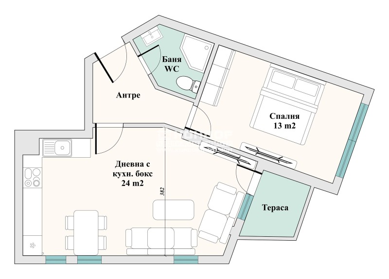 Продава  2-стаен град Пловдив , Кършияка , 68 кв.м | 46924670 - изображение [2]