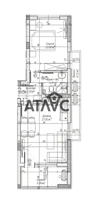 In vendita  1 camera da letto Plovdiv , Belomorski , 67 mq | 53225531 - Immagine [2]