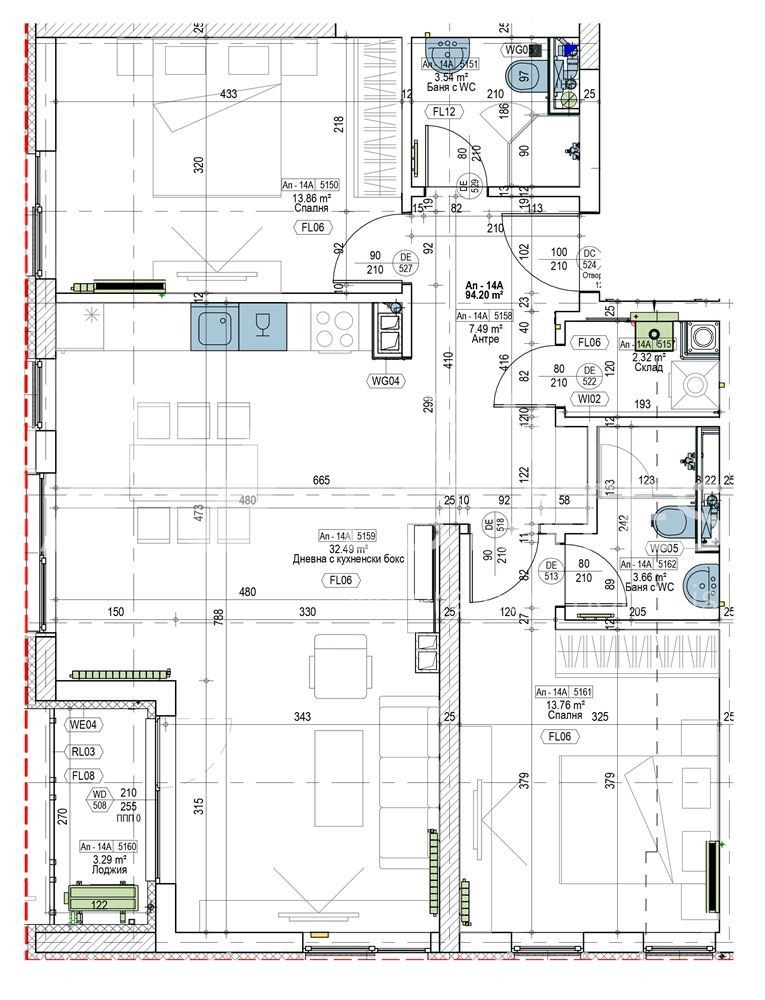 Satılık  2 yatak odası Sofia , Manastirski livadi , 110 metrekare | 52289191 - görüntü [7]