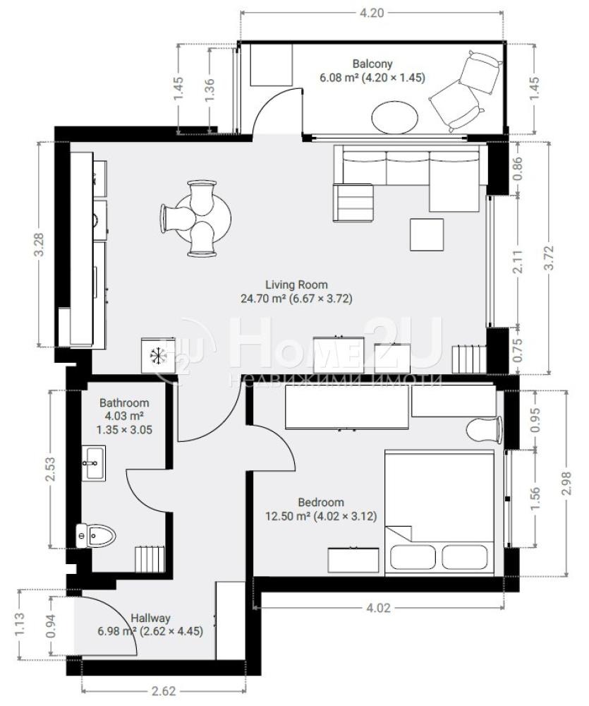 Продава 2-СТАЕН, гр. Варна, к.к. Св.Св. Константин и Елена, снимка 11 - Апартаменти - 54080356