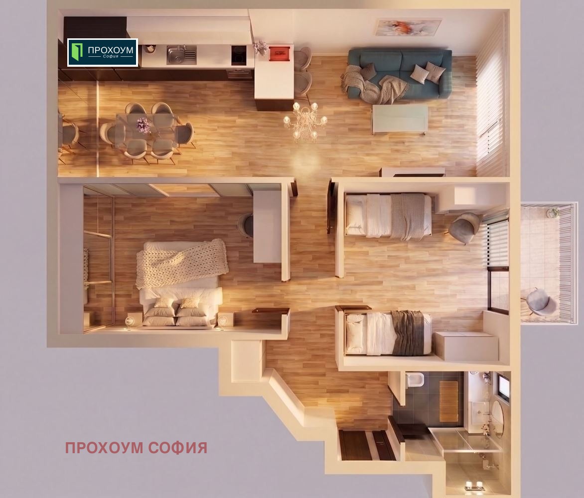 Продава 3-СТАЕН, гр. София, Център, снимка 3 - Апартаменти - 54835436