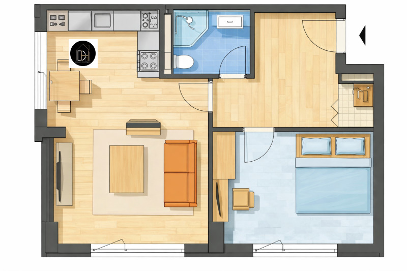 Продава 2-СТАЕН, гр. Пловдив, Тракия