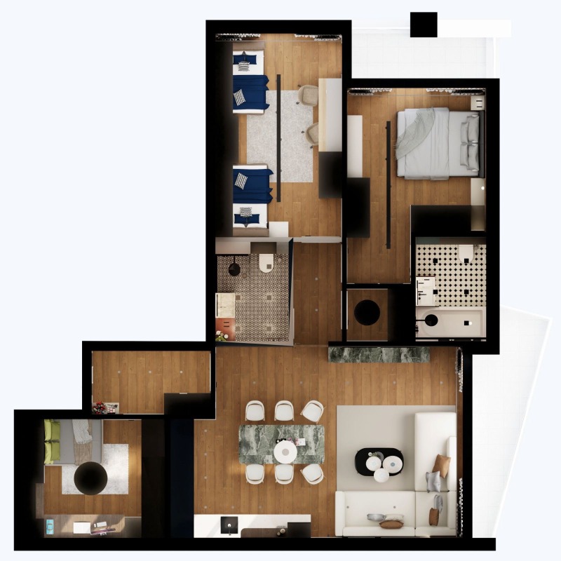 Продава МНОГОСТАЕН, гр. Пловдив, Съдийски, снимка 13 - Апартаменти - 53147242