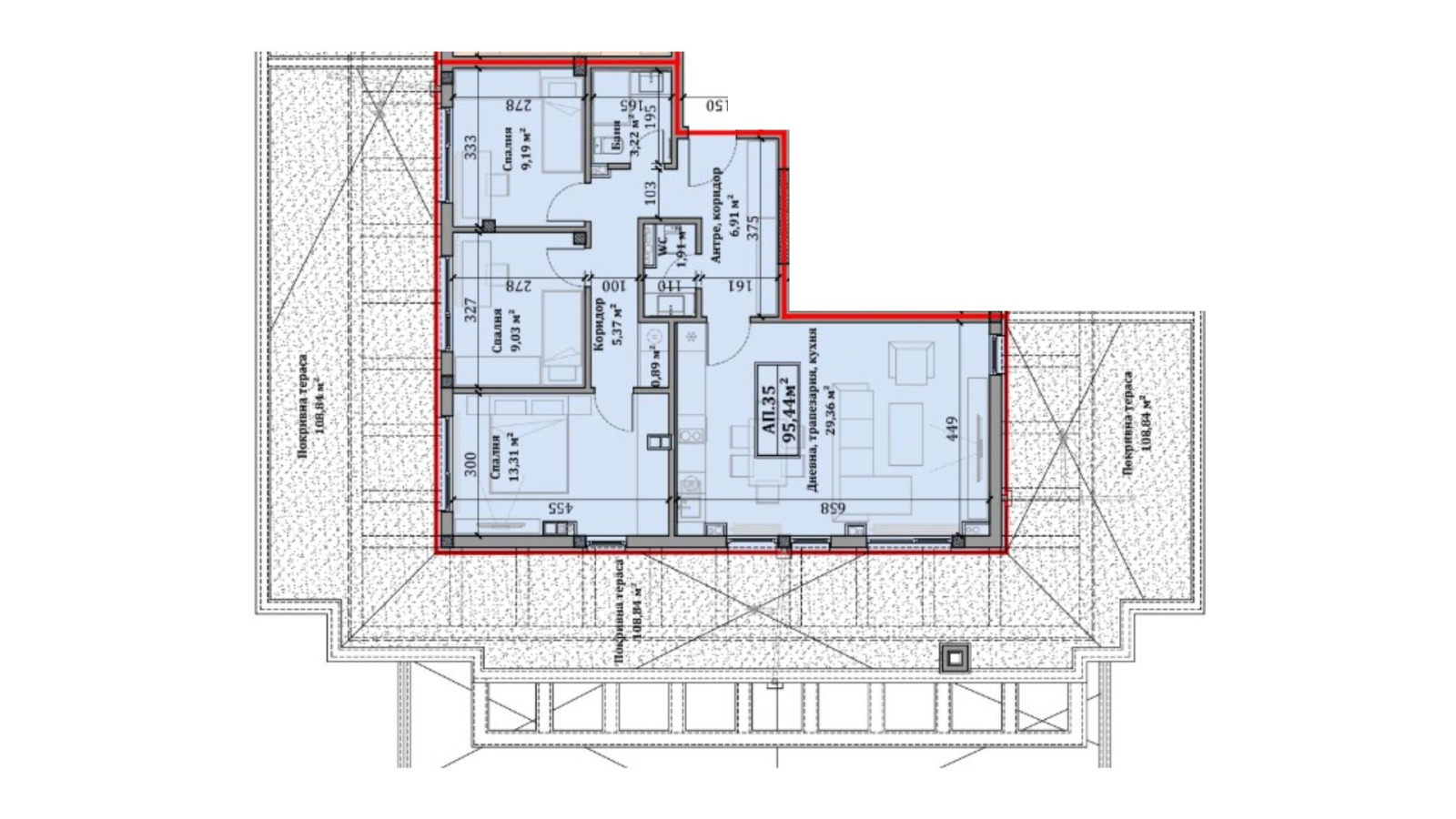 Продава 4-СТАЕН, гр. София, Малинова долина, снимка 11 - Апартаменти - 55586953