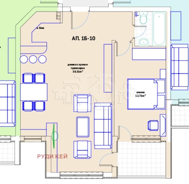 Продава 2-СТАЕН, гр. Варна, Виница, снимка 7 - Aпартаменти - 47438101