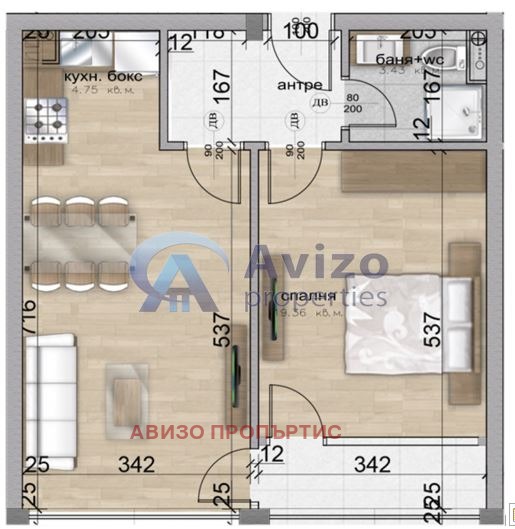 Продается  1 спальня София , Стрелбище , 69 кв.м | 48252528 - изображение [14]
